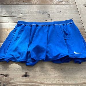 Nike tennis skirt, extra large XL royal blue